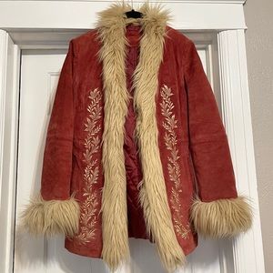 Vintage Suede Penny Lane Coat